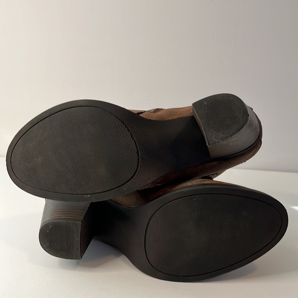 Rampage Brown Ankle Booties Size 8 - Picture 7 of 9